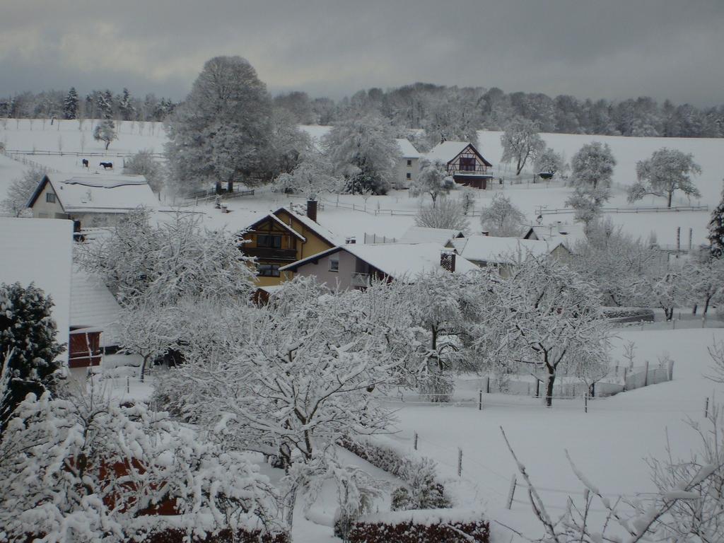 Pension Am Limespfad Hesselbach ภายนอก รูปภาพ